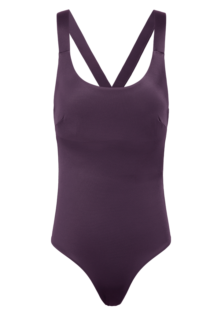 Dark purple 2025 bathing suit